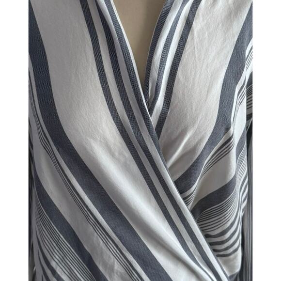 Lulus Medium Wrap Striped Top Surplice Neckline - Picture 2 of 10